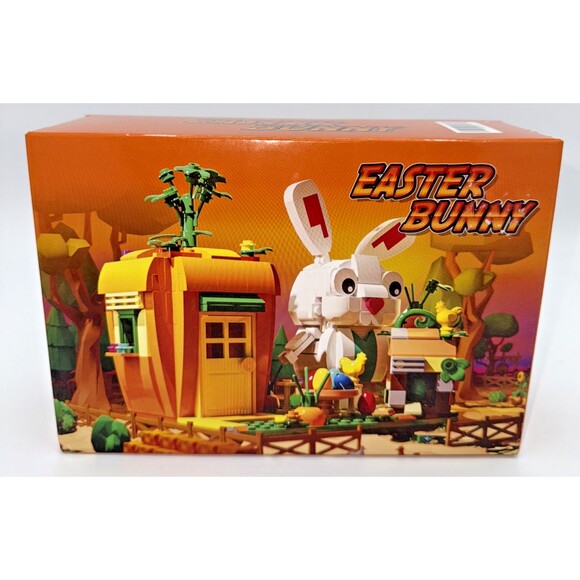 Easter Bunny Building Blocks Set Over 400 Pieces, Children Kids New Sealed - Picture 1 of 9